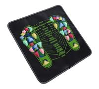 Vaguelly Tapis de Réflexologie pour Massage des Pieds et Jambes en Pierre Confortable en Pvc, Relaxation Voiture