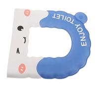 Vaguelly Tapis De Toilette Lumières De Fenêtre Décoration Intérieure Coussin De Siège De Toilette PE Décoration Applicateurs De Tête Souple Kit Étanche Décoration De Noël Chaud Eva Sky-Blue