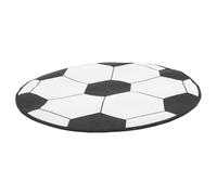 Vaguelly Tapis Ronds pour Le Salon Football Tapis Cercle ABC Tapis Cercle pour Moquette de Tapis de Sol de Football Tapis de Sport Salle de Football Polyester