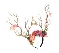 Vaguelly -Tête En Fausses Fleurs Feuilles Artificielles Pour Décoration Fleurs Artificielles D'Intérieur Tiges Artificielles -Tête Fausses Branches Pour Vase Costume De