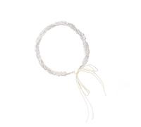 Vaguelly -tête En Fausses Perles Casque De Mariée Accessoires Mariée Voile Enterrement De Vie De Jeune Fille Pour Mariage Coiffe De Mariée Bandeau Faire La Fête Être Abdos Blanche