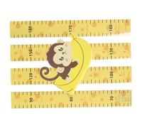 Vaguelly Toise Amusante Pour Garçon Fille Autocollant Mesure De Amovible Avec Motif Animaux Cartoons Décoration Pratique Pour Chambre Garçon Fille