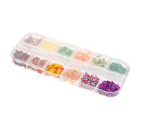 Vaguelly Tranches de Fruits en Pâte Polymère pour Nail Art 12 Compartiments Motiver DIY Décoration D'ongles en 3d Loisirs Créatifs Polyvalents