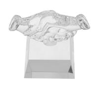 Vaguelly Trophée en Verre pour Garçon et Filles de Poignée de Main, en Quartz, Design Cartoon Ludique, Récompense pour Fêtes et Valoriser l'esprit D'équipe