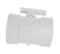 Vaguelly Vanne de régulation du volume d'air Soupape de régulation de débit d'air Soupape de régulation d'air manuelle registre de volume manuel pour conduit purgeur d'air manuel PVC