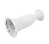 Vaguelly Vase Colonne Romain Vases à Fleurs pour Urne De Fleurs Porte-Fleurs Tombe Pots Funéraires Décoration De Cimetière Décorations De Cimetière pour Tombe Petit Céramique Blanche