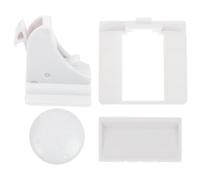 Vaguelly Verrou Magnétique de Tiroir Garçon et Filles Adhésif Blanc en Abs avec Clé, Lot de 10, Protection Sécurisée pour Tiroirs et Armoires, Prévention des Blessures