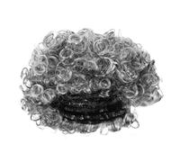 Vaguelly Wig For Party Adult Halloween Costume Light Grey Synthetic Grandpa Wig Breathable Comfortable Cosplay Accessory For Carnival Stage Performances