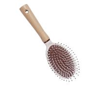 Vaguelly Wooden Handle Hair Brush For Portable Scalp Hair Brush For Thick Hair Easy To Use At Home And Travel