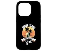 Vagues - Coney Island Coque pour iPhone 15 Pro