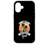 Vagues - Coney Island Coque pour iPhone 16