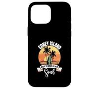 Vagues - Coney Island Coque pour iPhone 16 Pro Max