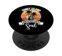 Vagues - Coney Island PopSockets PopGrip Adhésif