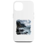 Vagues de la côte rocheuse, Rivage, océan Coque pour iPhone 13