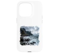 Vagues de la côte rocheuse, Rivage, océan Coque pour iPhone 15 Pro
