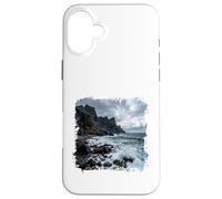 Vagues de la côte rocheuse, Rivage, océan Coque pour iPhone 16 Plus
