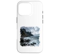 Vagues de la côte rocheuse, Rivage, océan Coque pour iPhone 16 Pro
