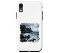 Vagues de la côte rocheuse, Rivage, océan Coque pour iPhone XR