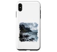 Vagues de la côte rocheuse, Rivage, océan Coque pour iPhone XS Max