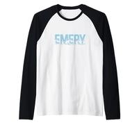 Vagues de la mer émeri - Nom personnalisé Ocean Beach Art Manche Raglan