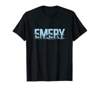 Vagues de la mer émeri - Nom personnalisé Ocean Beach Art T-Shirt