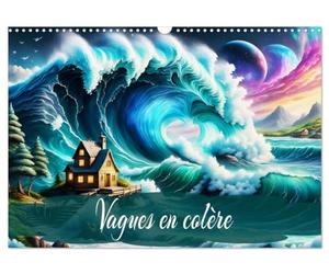 Vagues en colère (Calendrier mural 2027 DIN A3 vertical), CALVENDO calendrier mensuel: Danse des vagues de l'océan, force inspirante de la nature.