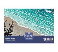 Vagues et Plage Puzzle en Bois Imperméable Puzzles De 1000 Pièces pour Adultes Cadeaux Défi Et Casse-tête Jeux De Stimulants