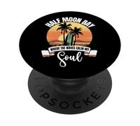 Vagues - Half Moon Bay PopSockets PopGrip Adhésif