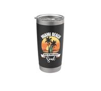 Vagues - Miami Beach Gobelet isotherme en acier inoxydable double paroi