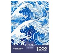 Vagues océan 1000 Pieces Puzzle pour Adulte Qualité Supérieure Jeu Cadeau Unique Adultes Enfants 38x26cm/1000pcs