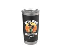 Vagues - Topsail Island Gobelet isotherme en acier inoxydable double paroi