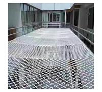 VagxTbs Balcon Et La Fenêtre Filet De Corde Décoratif pour Aire De Jeux Filet Anti Chute sans Noeud pour Escaliers Balcon Et La Filet De Sécurité De Maille(2X5m)