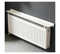 VagxTbs Cache Radiateur Blanc Large Étagèree Radiateurs en Alliage D'Aluminium pour Etagere Radiateur sans Percer pour Bureau À Domicile(16 inches/40 cm)