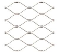 VagxTbs Filet Corde en Acier Inoxydable Treillis Métallique Multifonctionnel Grillage Rigide D'extérieur Câble Antichute Universel Anti-Chute Filet De Jardin(1.2x1m/3.9x3.3ft)