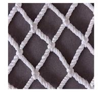 VagxTbs Filet Sécurité Garde-Corps Blanc Filet Corde Filet Anti-Chute Extensible Protection pour Escaliers, Balcon, Activités Extérieures, Personnalisable (3X3m)