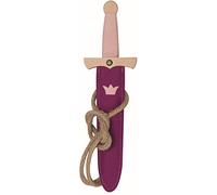 Vah - Dague Dragon Solide en véritable Bois de hêtre avec Fourreau