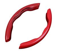 VAHAKKRMVM Housse Volant Voiture Universelle Housse Protection Antidérapante Pour Volant Type D Accessoires Voiture(ROUGE)