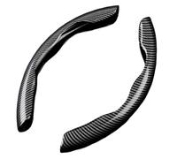 VAHAKKRMVM Housse Volant Voiture Universelle Housse Protection Antidérapante Pour Volant Type D Accessoires Voiture(Noir)