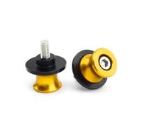VAHAKKRMVM Protection Anti-Collision pour Moto pour Triumph pour Street Triple 765 S RS 675 R RX pour Trident 660 Moto Bras Oscillant Bobines Curseurs Support Vis M8 Boulon(Or)
