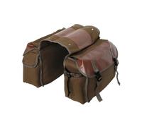 VAHAKKRMVM Sacs de Selle de Moto pour Shadow 750 pour Royal Enfield Bullet Ctx Sacoche Voyage Étanche Sacoche Latérale Sacoche À Outils Sacoche Selle Moto Moto(Kaki)