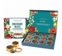 VAHDAM Bloom Coffret Cadeau | 12 Mélanges En Boîte De Luxe | Coffret de dégustation avec 12 mélanges de thé en vrac, idée cadeau pour femmes et hommes