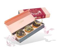 VAHDAM, BLUSH - Coffret Cadeau de Thés Assortis Premium | 3 Thés en Vrac | Cadeau de Thé de Luxe pour Femme | Élégants Cadeaux de Thé pour Elle | 90 g (3 x 30 g)