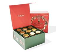 VAHDAM, Petit-Déjeuner de Noël - Coffret Cadeau Luxueux de 9 Thés Primés | Ingrédients 100% Naturels & Épices Riches - Meilleur Cadeau de Noël, Boîte Cadeau Festive, Coffret Thé de Noël