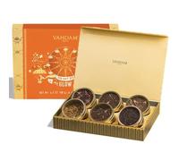 VAHDAM, Coffret cadeau de thés variés - Glow (6 variétés) | Coffret cadeau de Noël | Coffret de thés en vrac Noël 2025