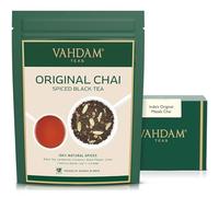 VAHDAM, Thé Vrac Masala Chai Original d'Inde (100g/50 Tasses) INGRÉDIENTS 100% NATURELS | Thé Noir Masala - Cannelle, Cardamome, Clous De Girofle & Poivre Noir | Chaud Ou Glacé Façon Latte Chai