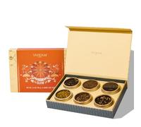 VAHDAM Coffret Assortiment De Thés - Glow, 6 Thés En Vrac | Coffret Cadeau De Thé Élégant Pour Femmes | Cadeaux De Pour Elle | Cadeaux De De Fête des Mères Pour Les Femmes 2025