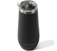 VAHDAM, Gobelet En Acier Inoxydable Caper (270ml) Noir | Isolé Sous Vide, À Double Paroi Et Résistant À La Sueur Avec Couvercle Pour Boissons Chaudes Et Froides | Tasse À Café