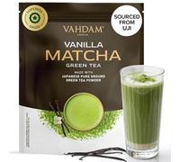 VAHDAM, Thé Vert Matcha À La Vanille (100g, 100+ Tasses) Poudre De Matcha Japonaise À La Vanille Naturelle | Préparez Un Délicieux Matcha Latte À La Vanille
