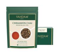 VAHDAM Thé Chai Épicé à la Cannelle | 100g Thé en Vrac | Chai Indien Authentique avec Cannelle, Cardamome & Clous de Girofle | Emballé Sous Vide pour la Fraîcheur