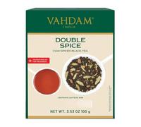 VAHDAM Thé Chai Masala Double Épicé | 100 g, Fort Et Épicé | Mélange de thé noir, cardamome, cannelle, clou de girofle et poivre noir en vrac
